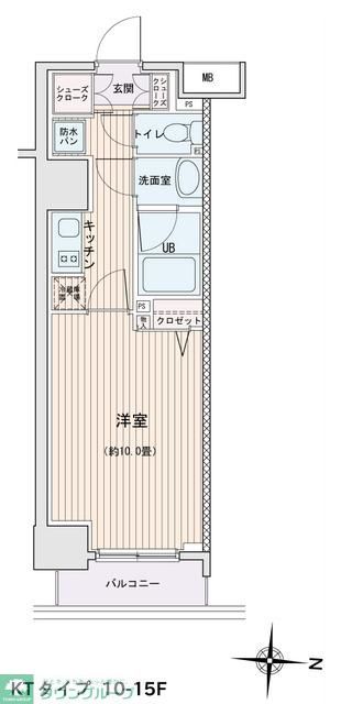 エスティメゾン錦糸町IIの間取り写真