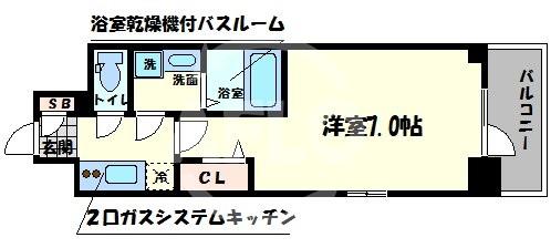 阪神電鉄阪神なんば線 桜川駅 徒歩5分 10階建 築11年の間取り写真