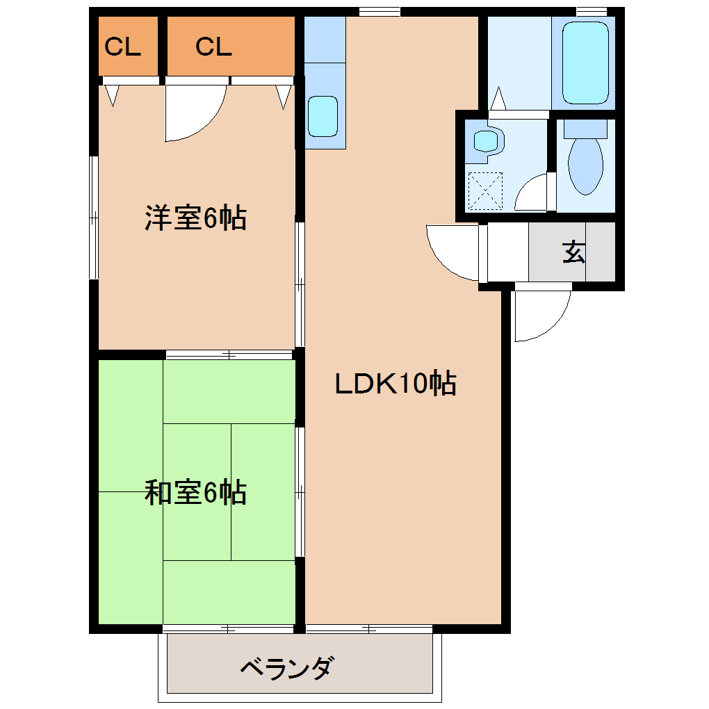 メゾン　Y　A棟の間取り