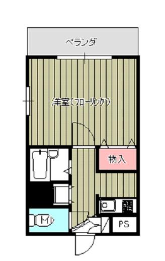 金沢市北安江のマンションの間取り