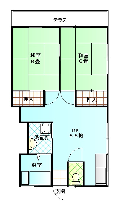 ホワイトハイツの間取り