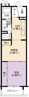 名古屋市千種区星ケ丘のマンションの間取り