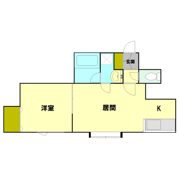 北海道札幌市厚別区厚別西四条２（アパート）の賃貸物件の間取り