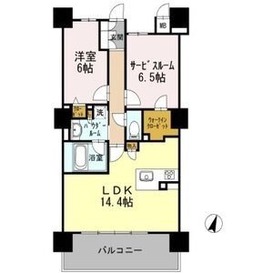 名古屋市中村区平池町のマンションの間取り