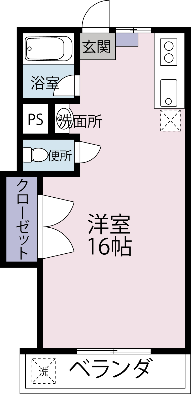 サンハイツの間取り