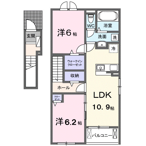 ラピスラズリ　IIの間取り