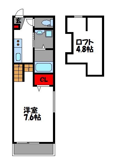 Crecia香椎駅前IIIの間取り