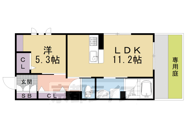 シャーメゾン　アラキの間取り