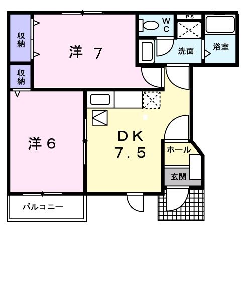 エレガンシアIIの間取り