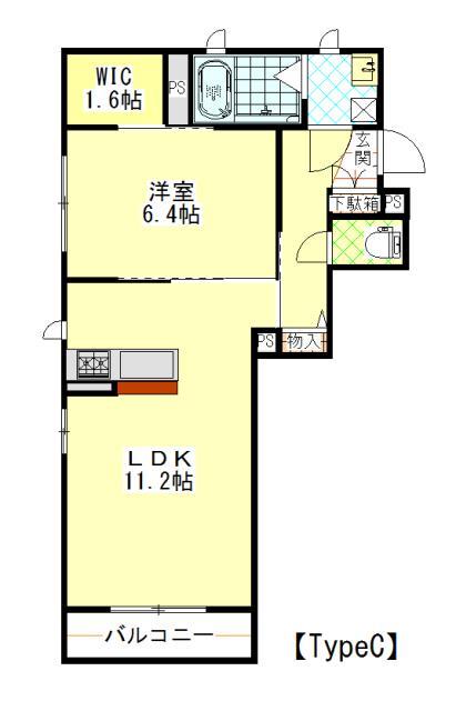 ＩＣＴ　レフィシアI番館の間取り