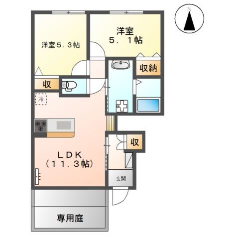 カーラ　シエストの間取り