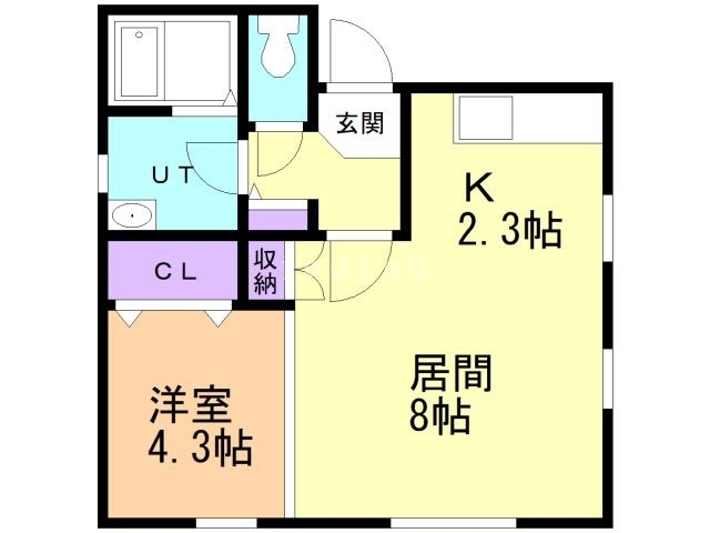 カーサ北１６条の間取り