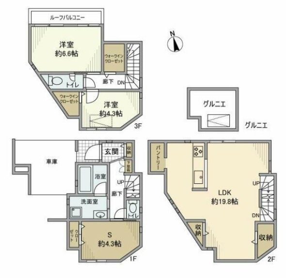 市ノ坪戸建の建物外観