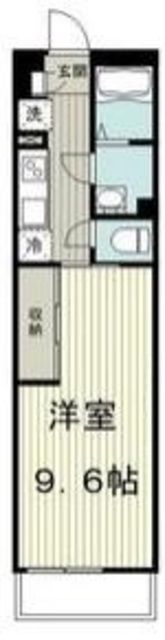 横浜市青葉区市ケ尾町のマンションの間取り