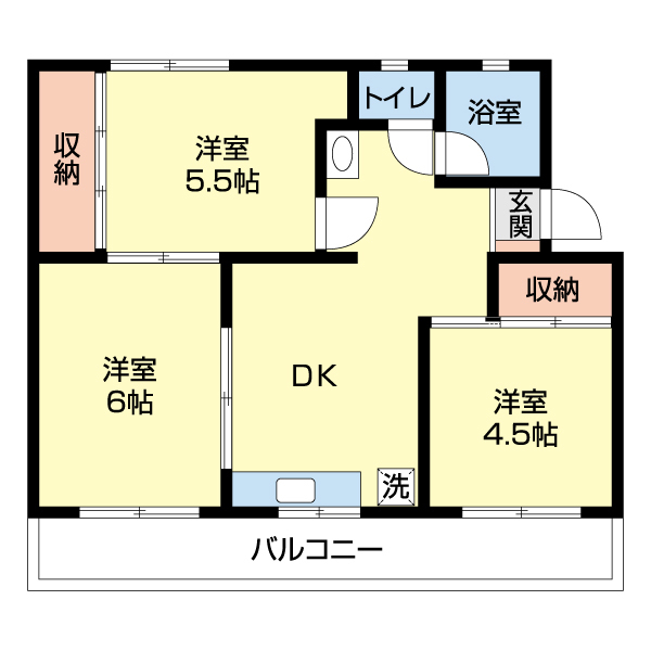 メゾンポートヒルズの間取り