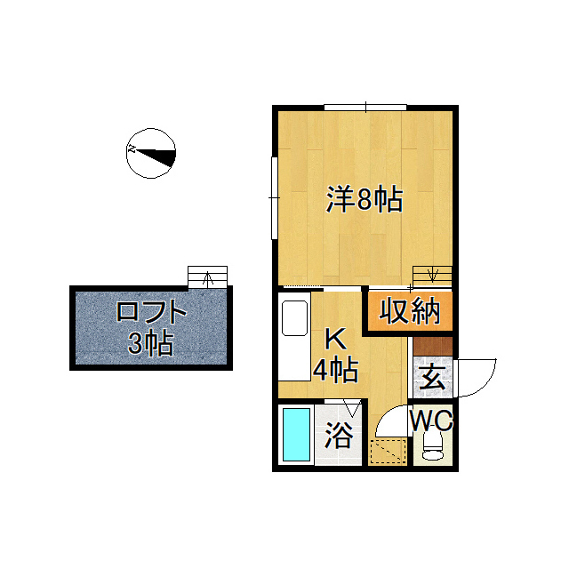 メゾンフォレー城東の間取り