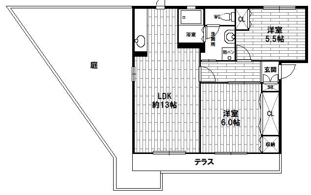 カンポMIZIKAの間取り