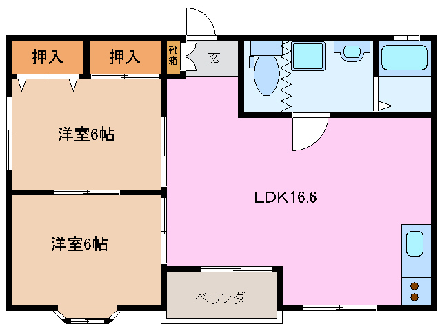 ダイヤモンドマンション久居本町の間取り