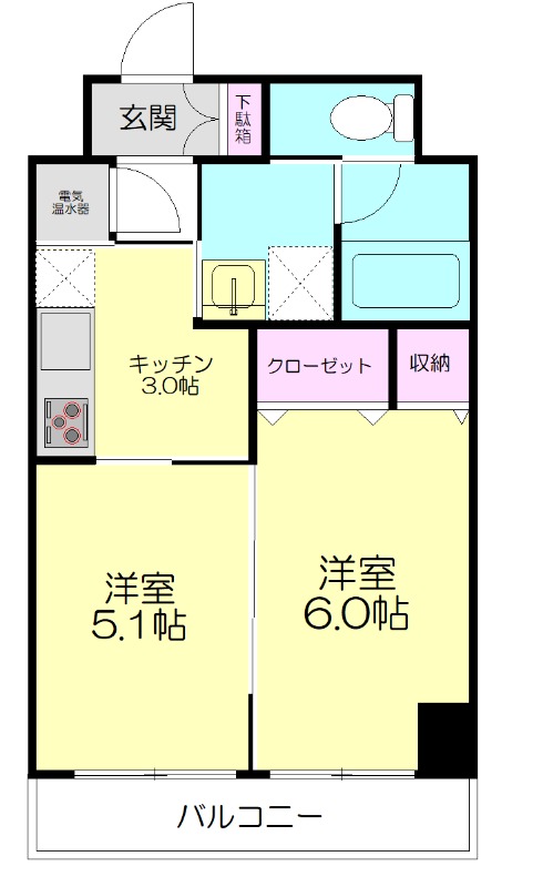 ザ　ウエスト　スクエアの間取り