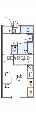レオパレスCLAPの間取り