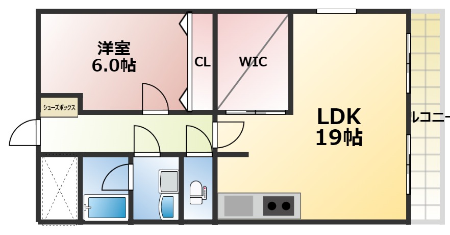 メゾン墨染の間取り