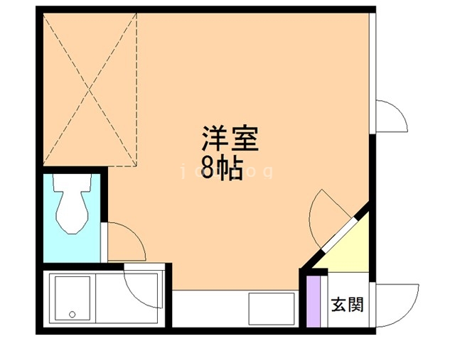 ＥａｓｔＶｉｌｌａｇｅＡｐａｒｔｍｅｎｔの間取り