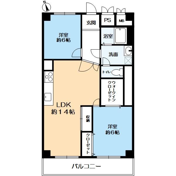 夙川第２ビルの間取り