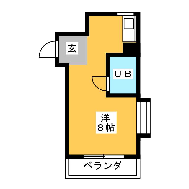 パリーマンションの間取り