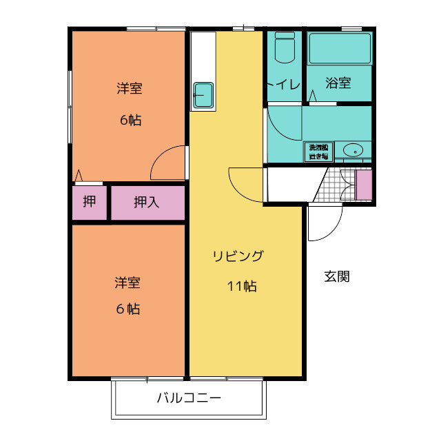 ヒルトップ利平治Ｃの間取り