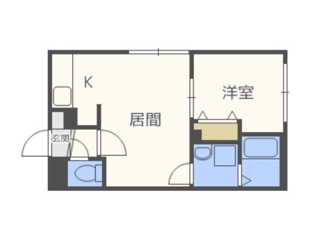 ラフィーネ学園前の間取り