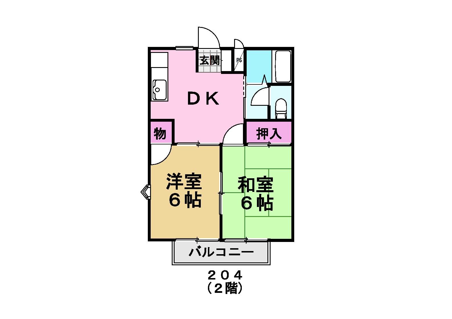 サニーサイドハイツ千種の間取り