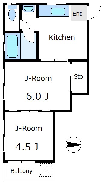 荒川区荒川のマンションの間取り