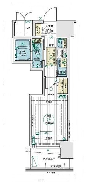 名古屋市千種区千種のマンションの間取り