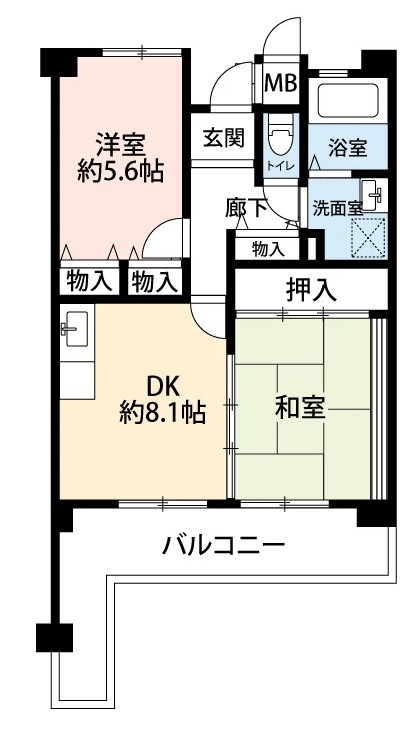 住吉団地の間取り