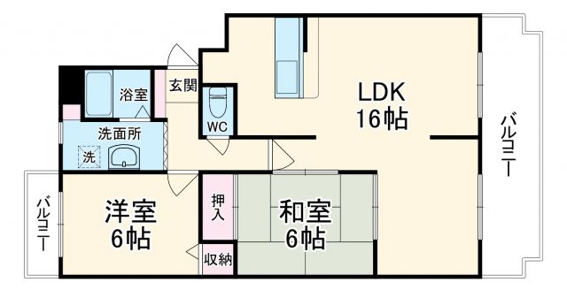 サンヒル箕面の間取り