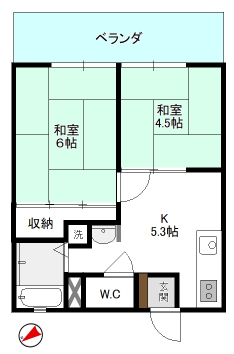 サンシティ蓼科Nの間取り