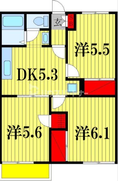 クレセントハイムの間取り