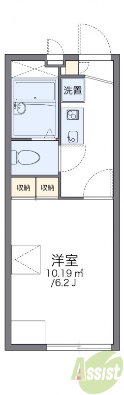 レオパレスＨＡＮＡＭＩＺＵＫＩの間取り