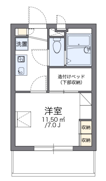 ロワジールの間取り