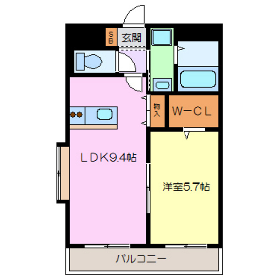 ＬＡ　ＰＡＩＳＩＢＬＥ（ラ・ペジブル）の間取り