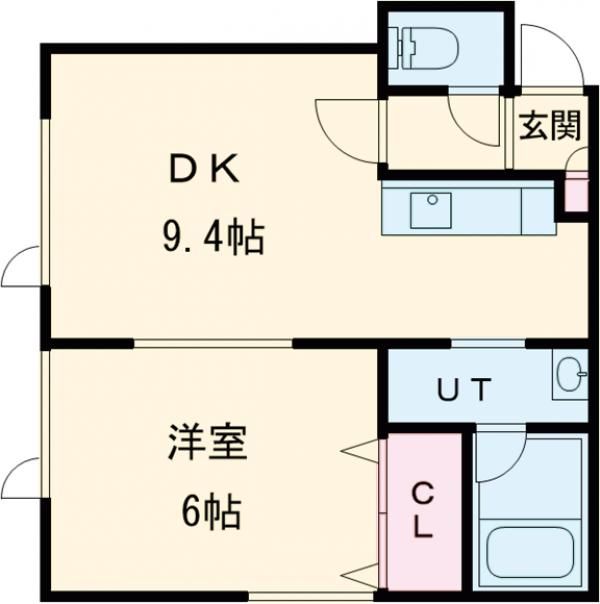 苫小牧市新開町のアパートの間取り