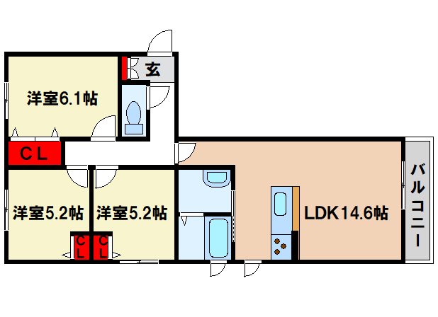 MAST MAISON宰都の間取り