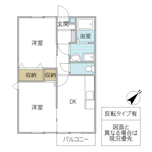 ソレアード Y・A Iの間取り