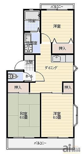 富士見市東みずほ台のマンションの間取り