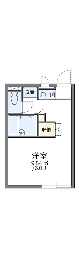 松戸市三矢小台のアパートの間取り