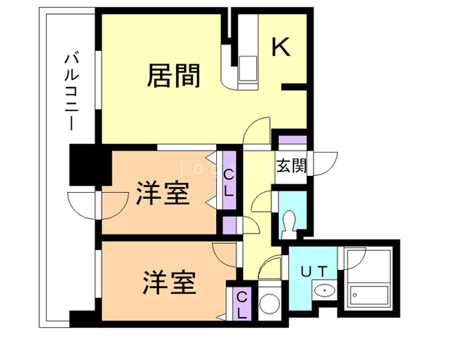 アルファタワー札幌南４条の間取り