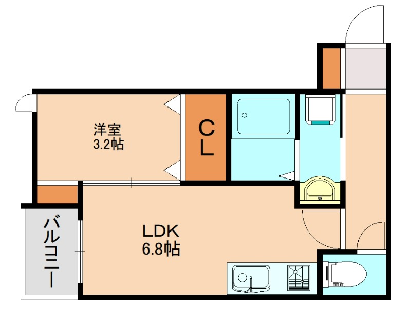 kag.R福大前の間取り