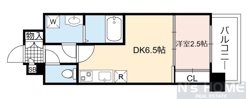 コンフォリア・リヴ京橋.の間取り