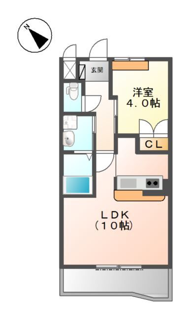 ボヌールの間取り