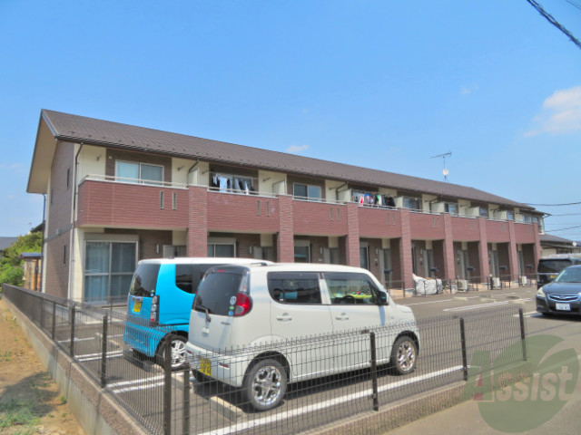 建物外観　宮城県名取市飯野坂４丁目（ｒａｆｆｉｎｅ　ｆｌｅｕｒ１）